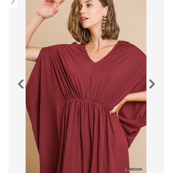 Olson Maxi Dress Fuchsia by Umgee main image 1